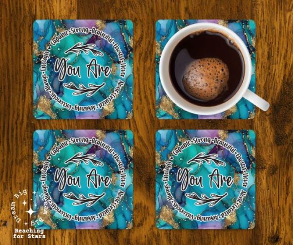 You Are Coaster Set - Marble